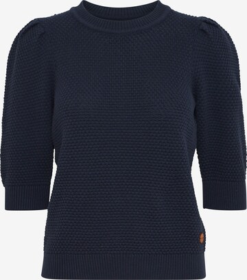 Oxmo Sweater 'Micha ' in Blue: front