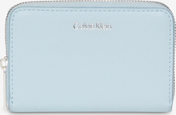 Porte-monnaies Calvin Klein en bleu : devant