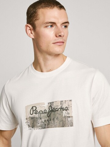 Maglietta 'DALTER' di Pepe Jeans in bianco