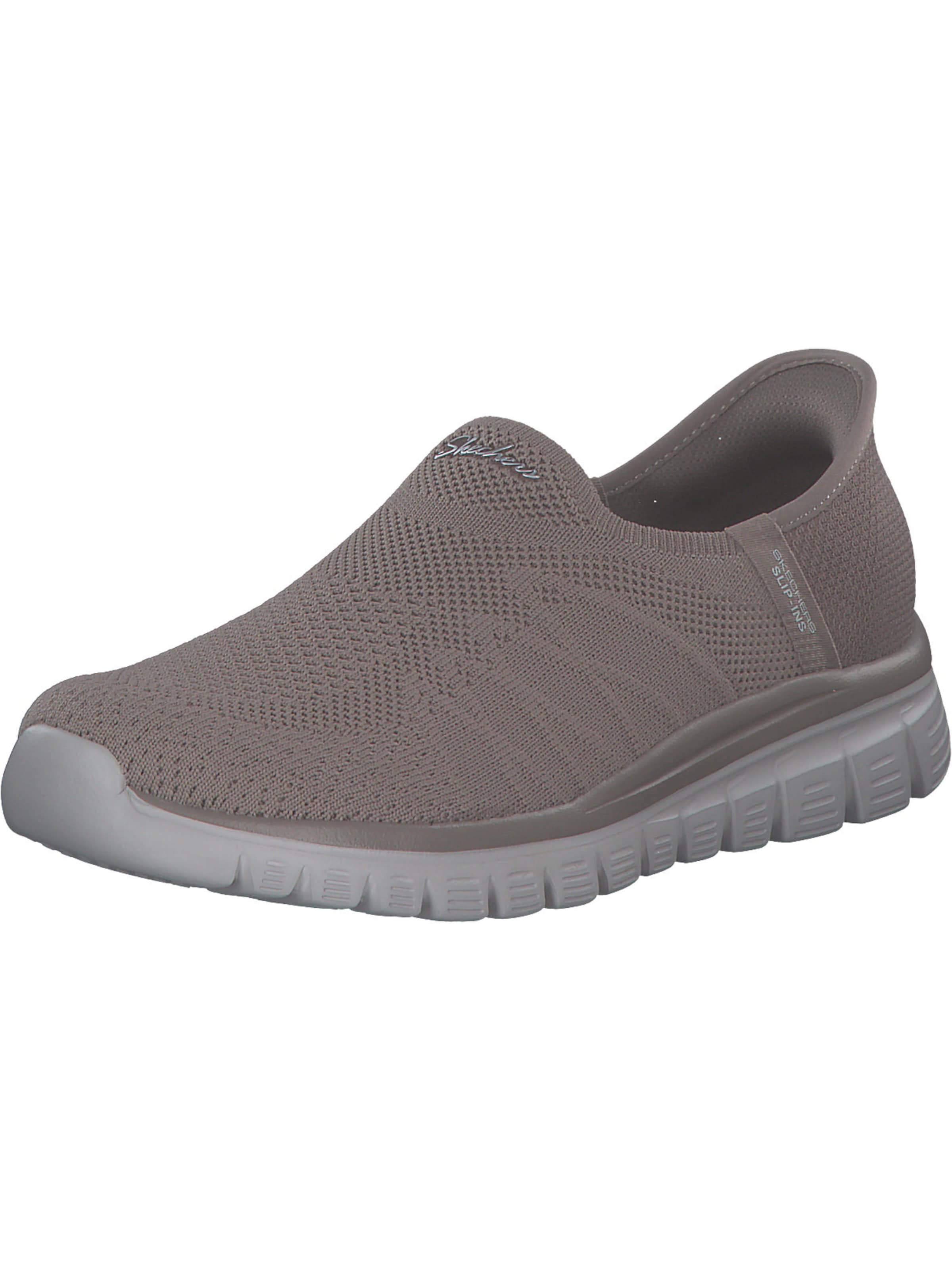 SKECHERS Slip-on '100737' in Grijs: voorkant