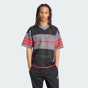 ADIDAS ORIGINALS Shirt 'Adicolor' in Grijs: voorkant