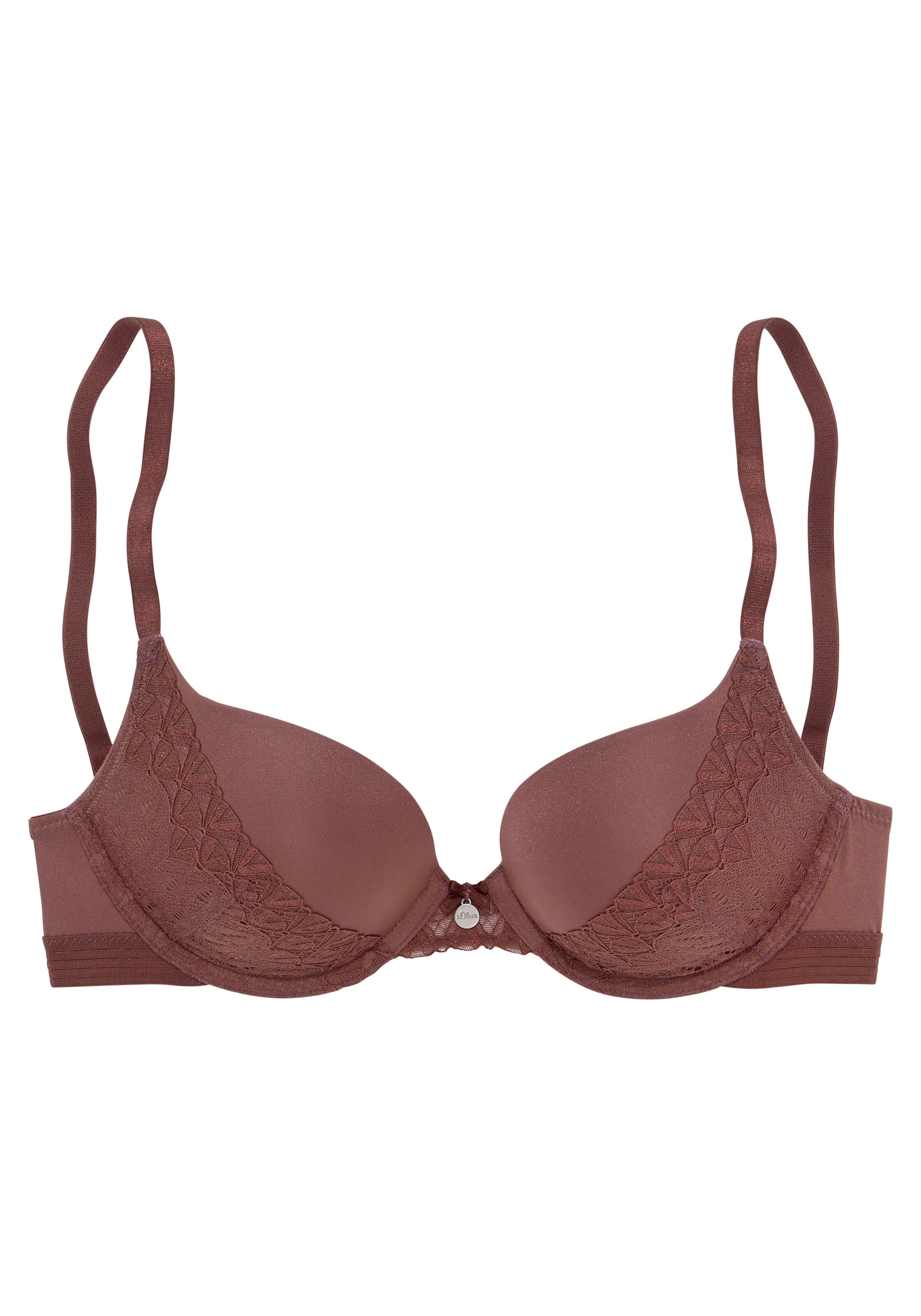 s.Oliver Push-up BH i brun: forside
