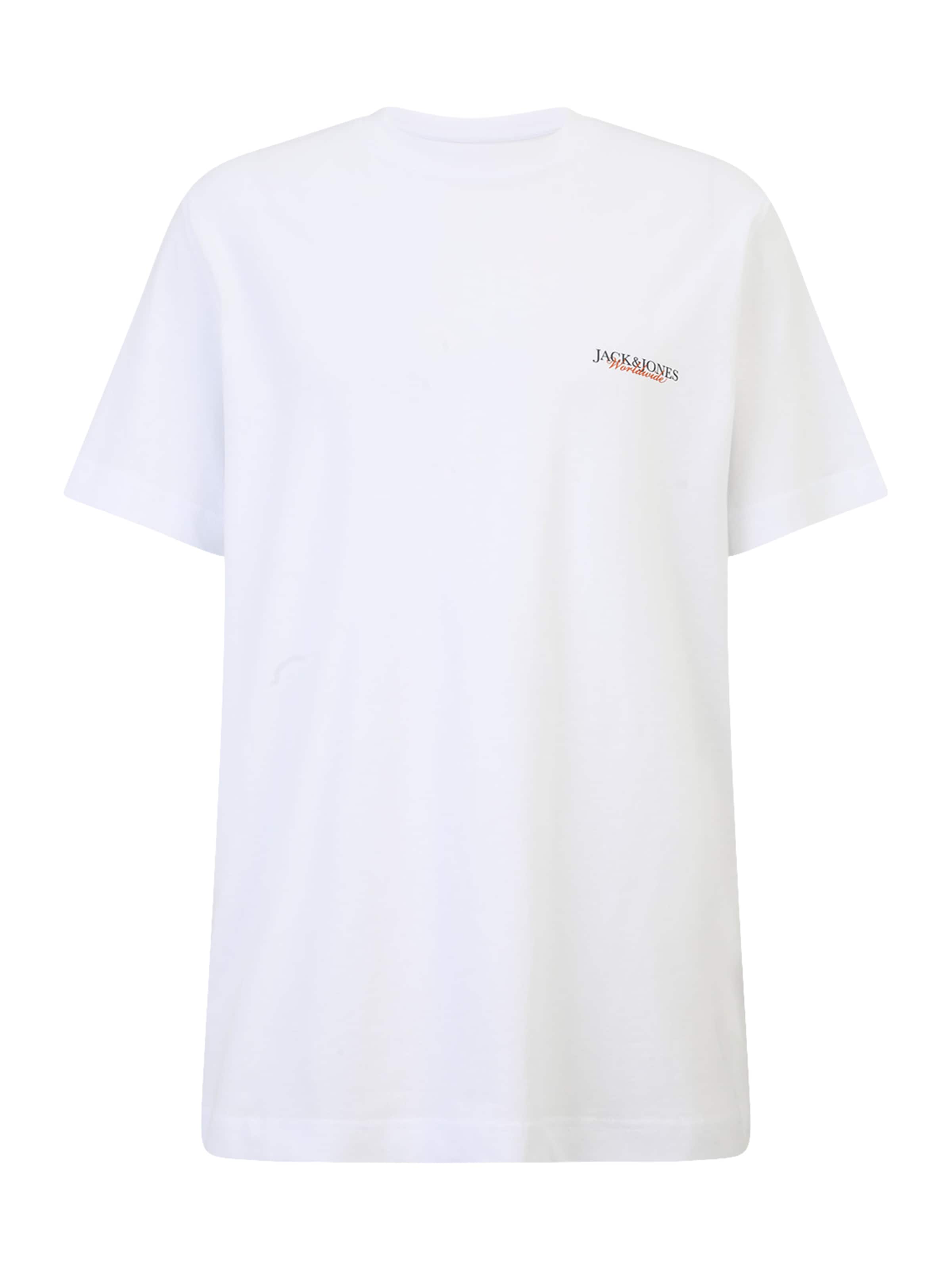 Jack & Jones Plus Bluser & t-shirts 'JORBOSTON' i hvid: forside