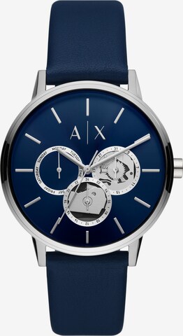 ARMANI EXCHANGE Uhr in Blau: predná strana