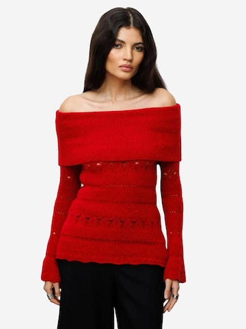 Pullover 'Pullover' di MixRay in rosso
