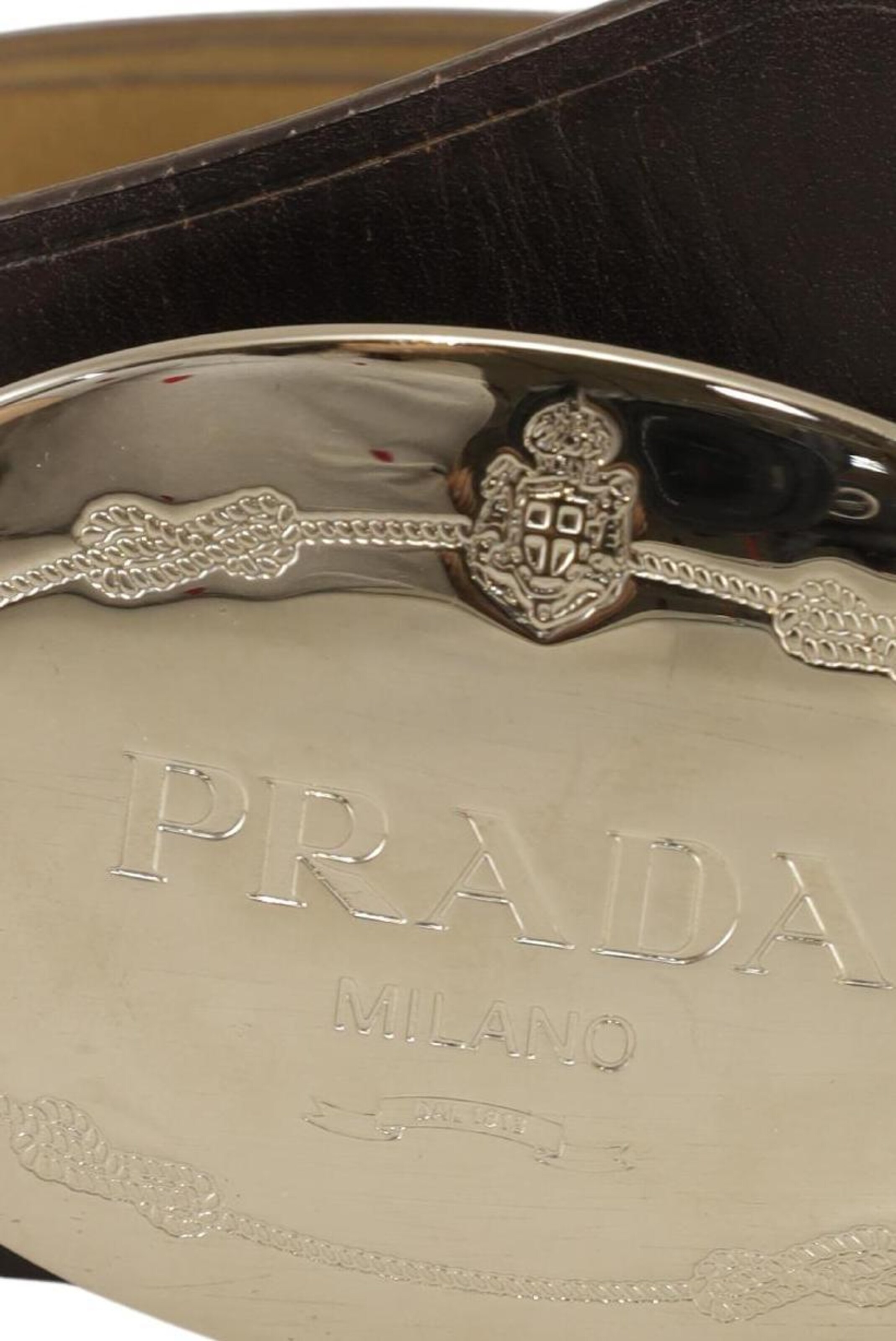 PRADA Belt & Suspenders in One size in Brown