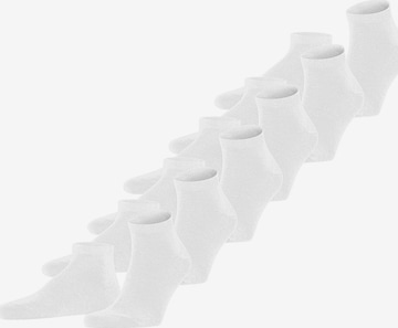 FALKE Socks 'Happy 6-Pack' in White: front