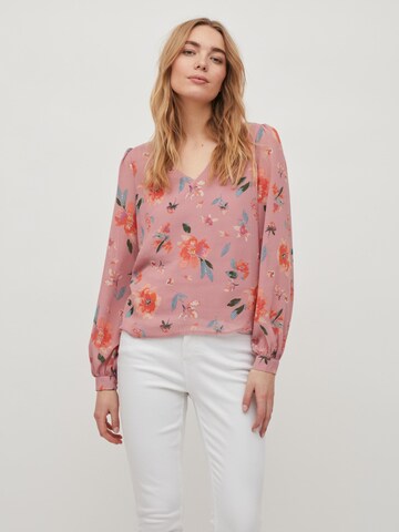 VILA Blouse in Roze: voorkant