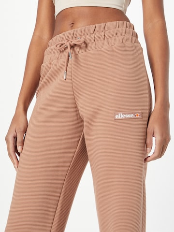 ELLESSE - Regular Calças 'Pici' em castanho