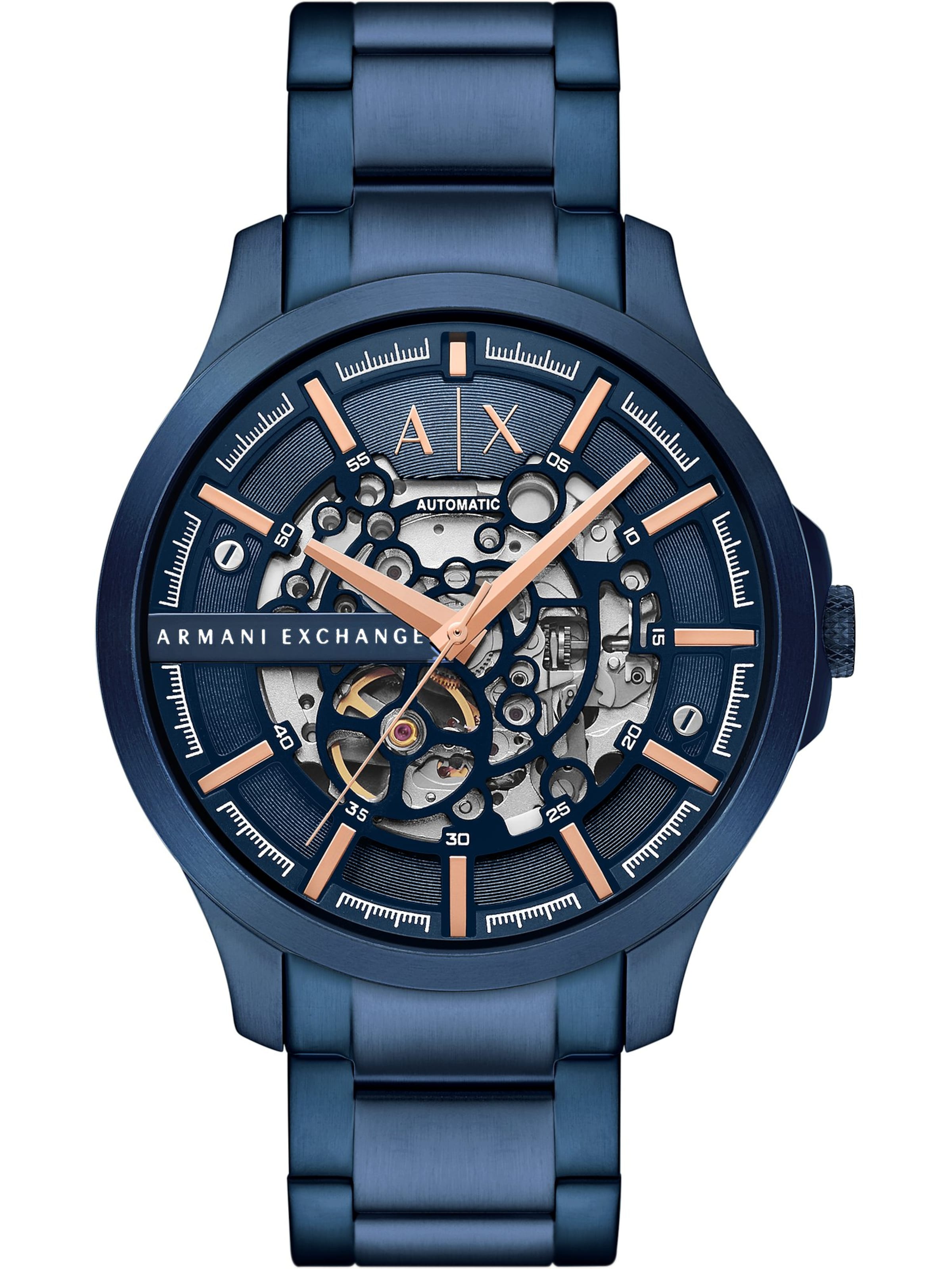 ARMANI EXCHANGE Uhr in Blau: Vorderseite