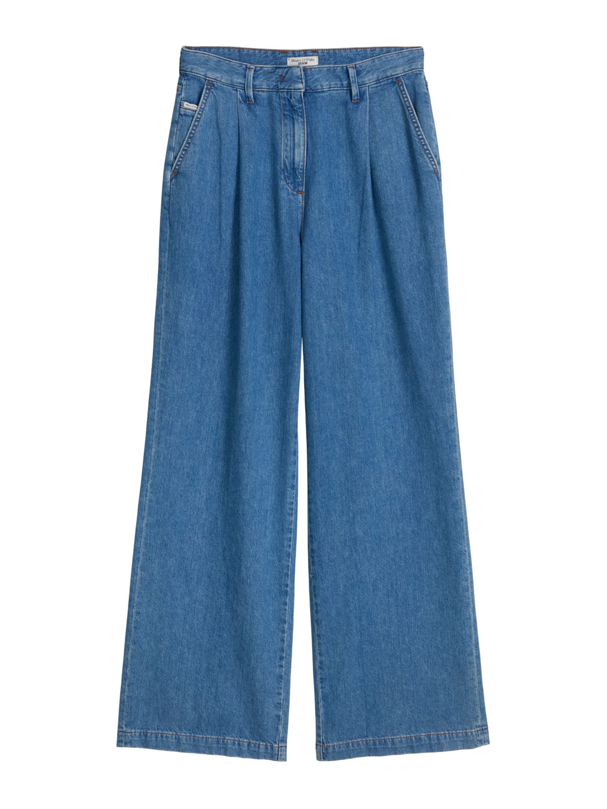Marc O'Polo DENIM Wide Leg Jeans in Blau: Vorderseite