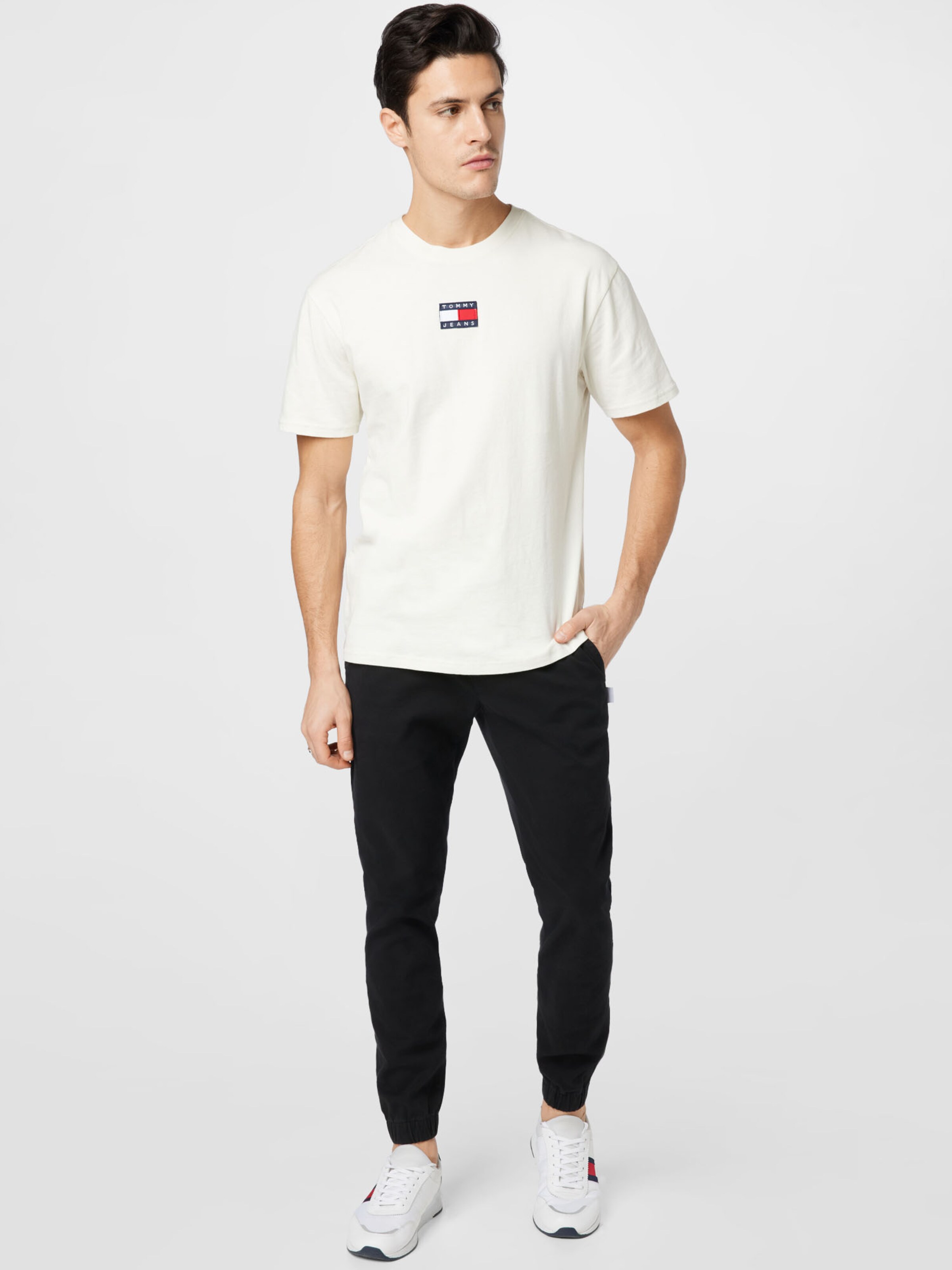 Männer Hosen Tommy Jeans Hose 'Anton' in Schwarz - FP52292 Männer Hosen Tommy Jeans Hose 'Anton' in Schwarz - FP52292