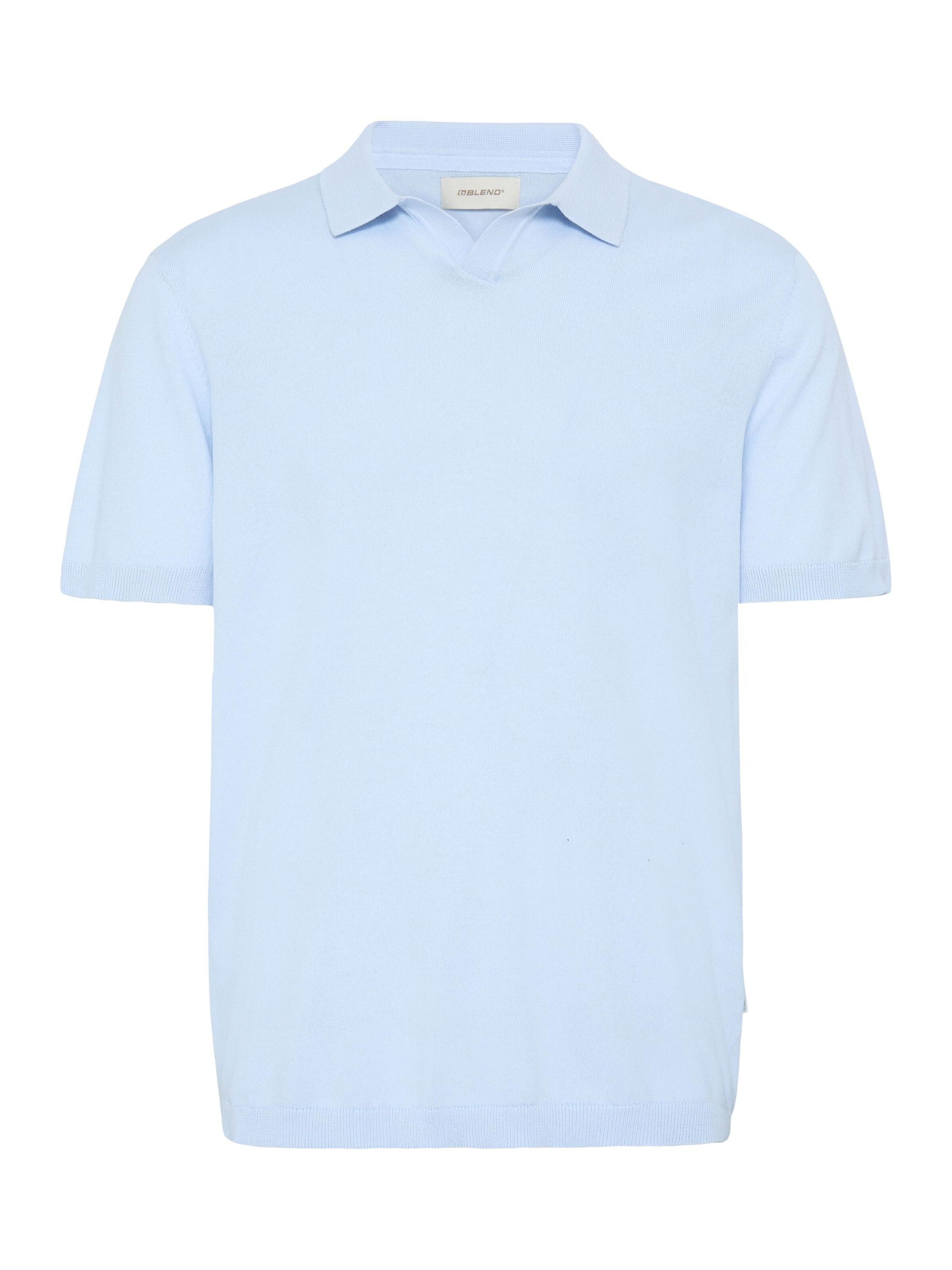 BLEND - Camisa ' BHDao Polo ' em azul: frente