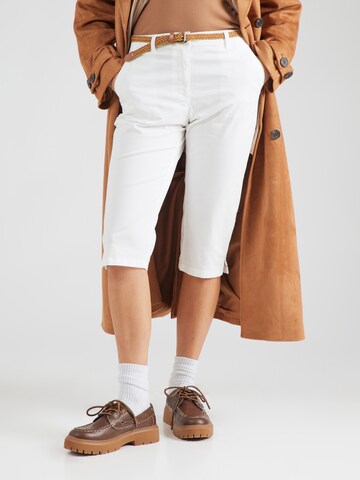 JDY Slim fit Chino trousers 'JDYChicago' in White: front