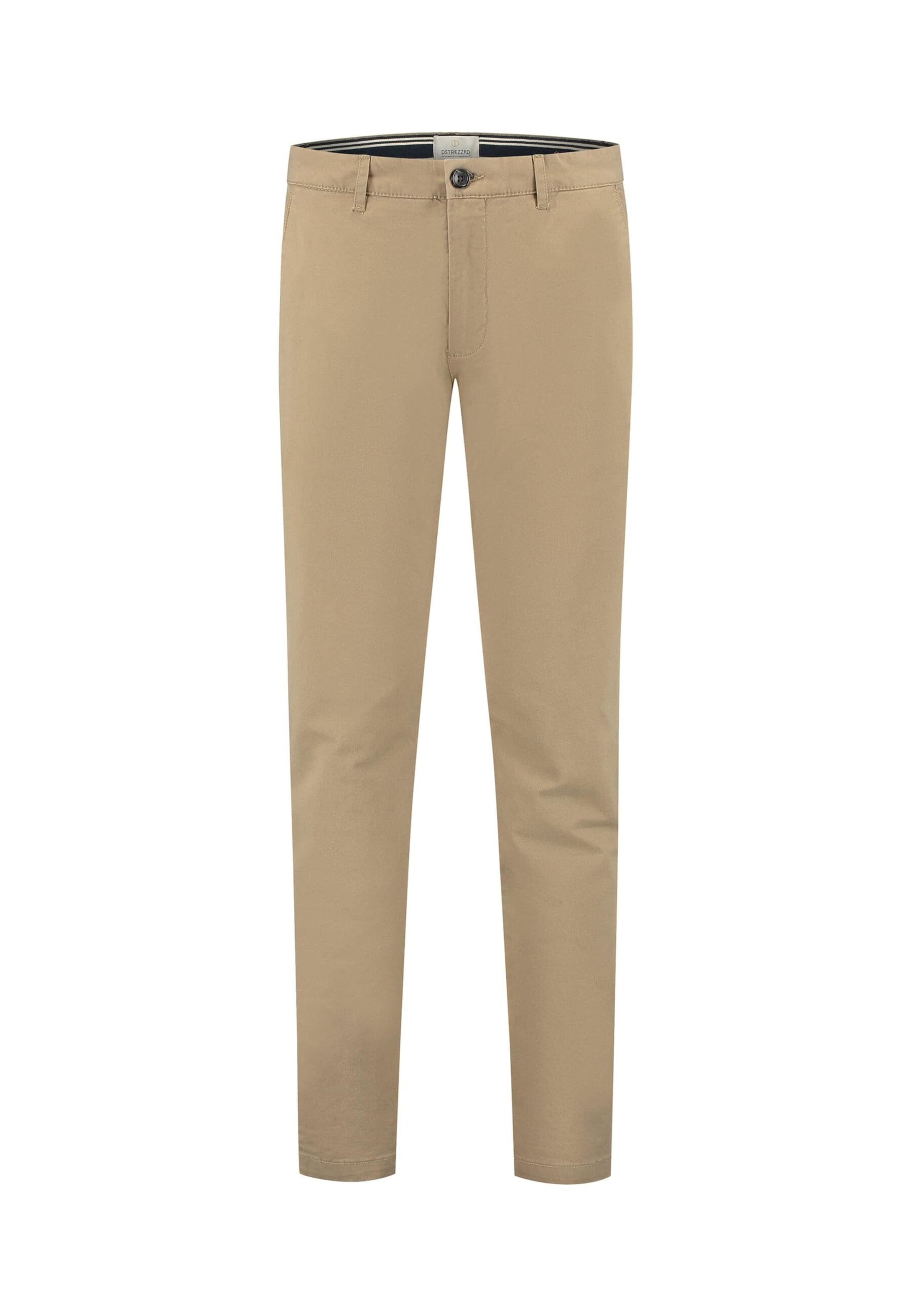 Dstrezzed Normální Chino kalhoty 'The Charlie' – hnědá: přední strana