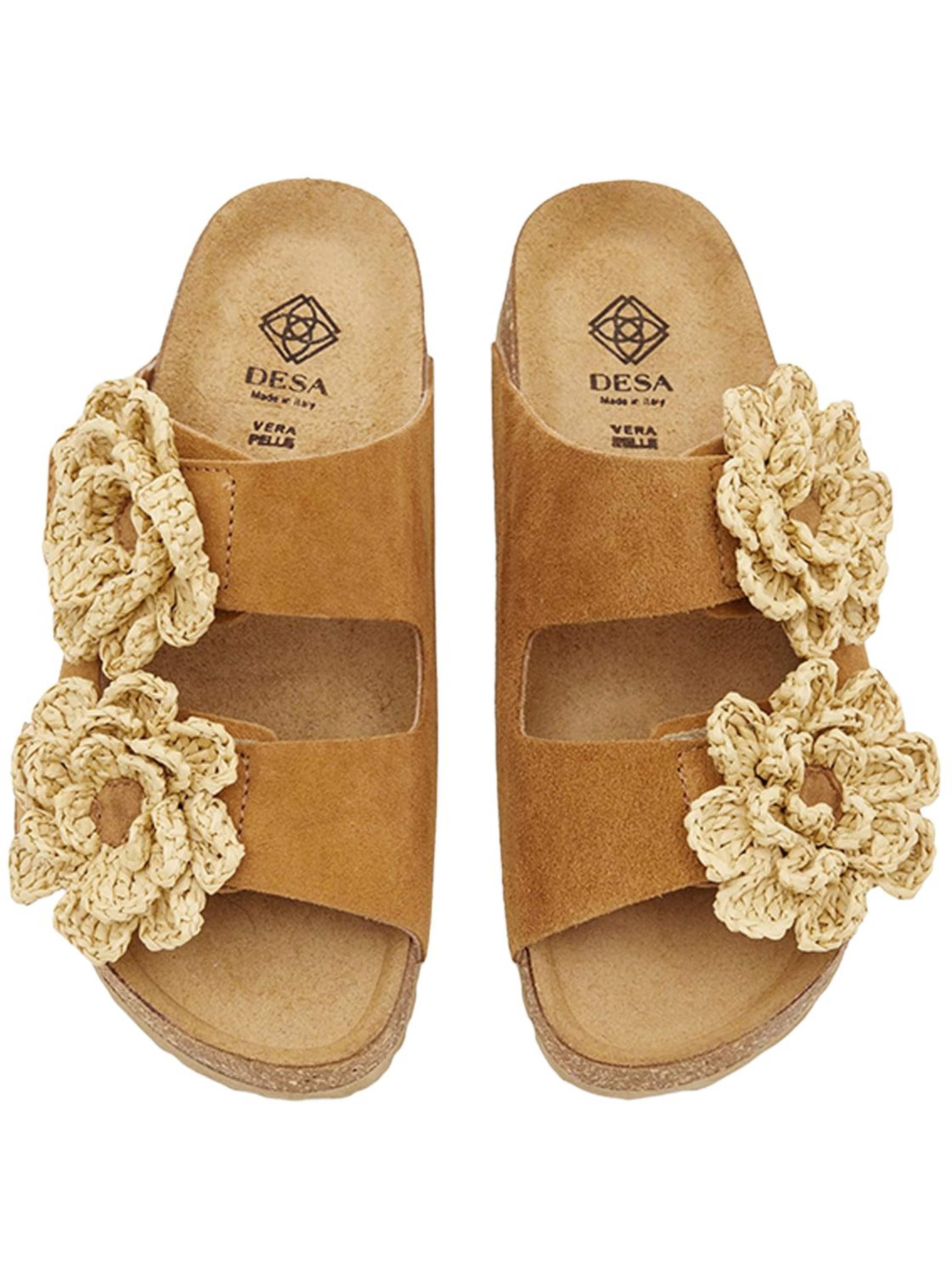Desa - Zapatos abiertos en marrón