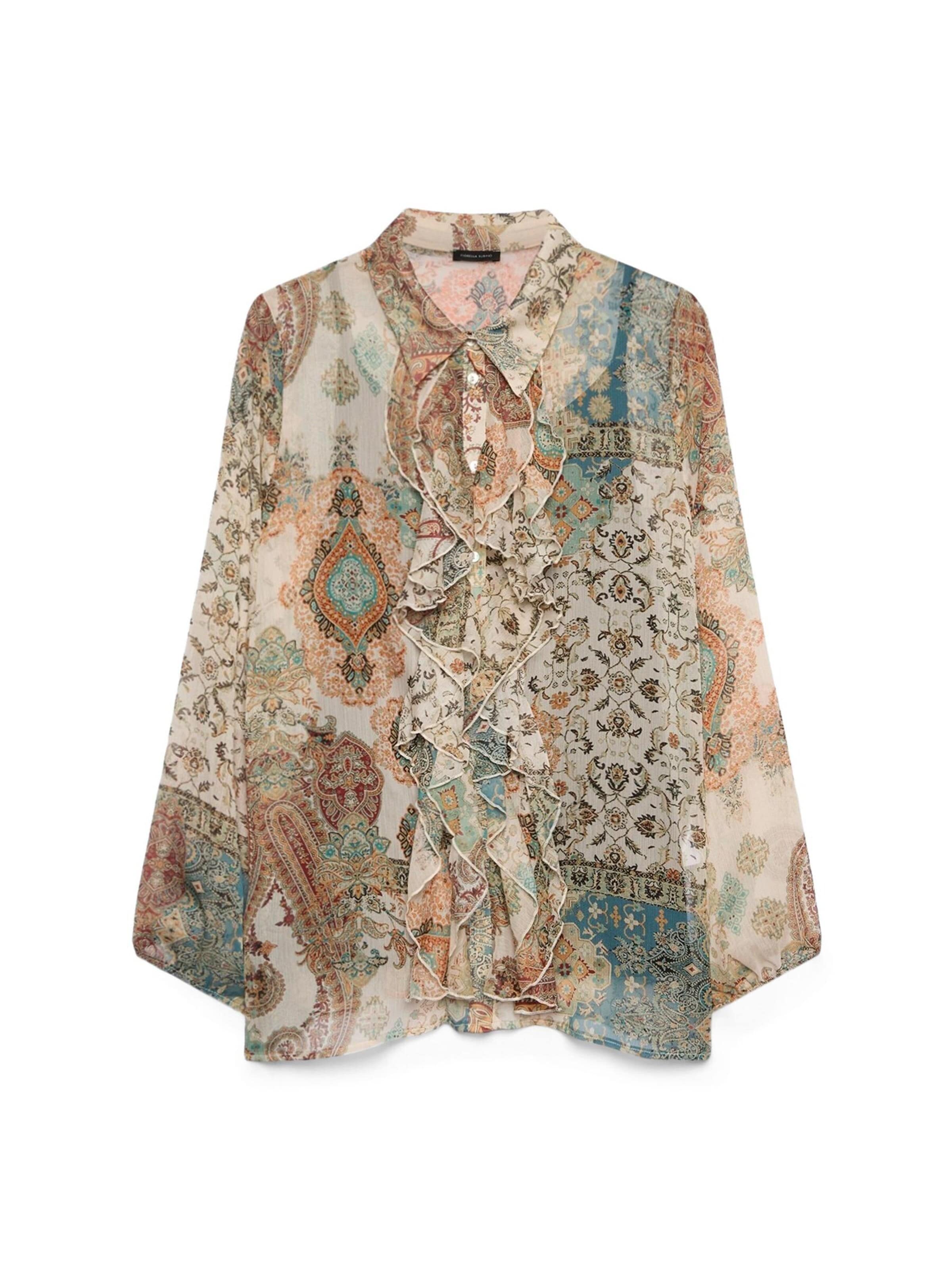 Fiorella Rubino Blouse in Beige: front
