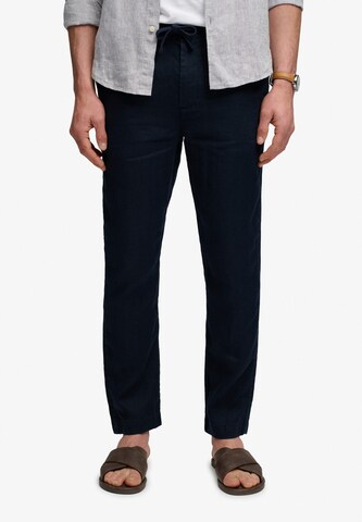 Superdry & Co Regular Hose 'Premium Essentials' in Blau: Vorderseite