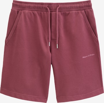 Pantalon Marc O'Polo en rouge : devant