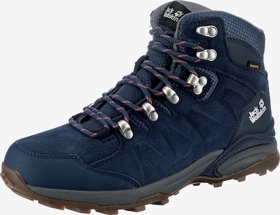 JACK WOLFSKIN Boots 'Refugio' in dunkelblau / gelb / grau / rosa, Produktansicht