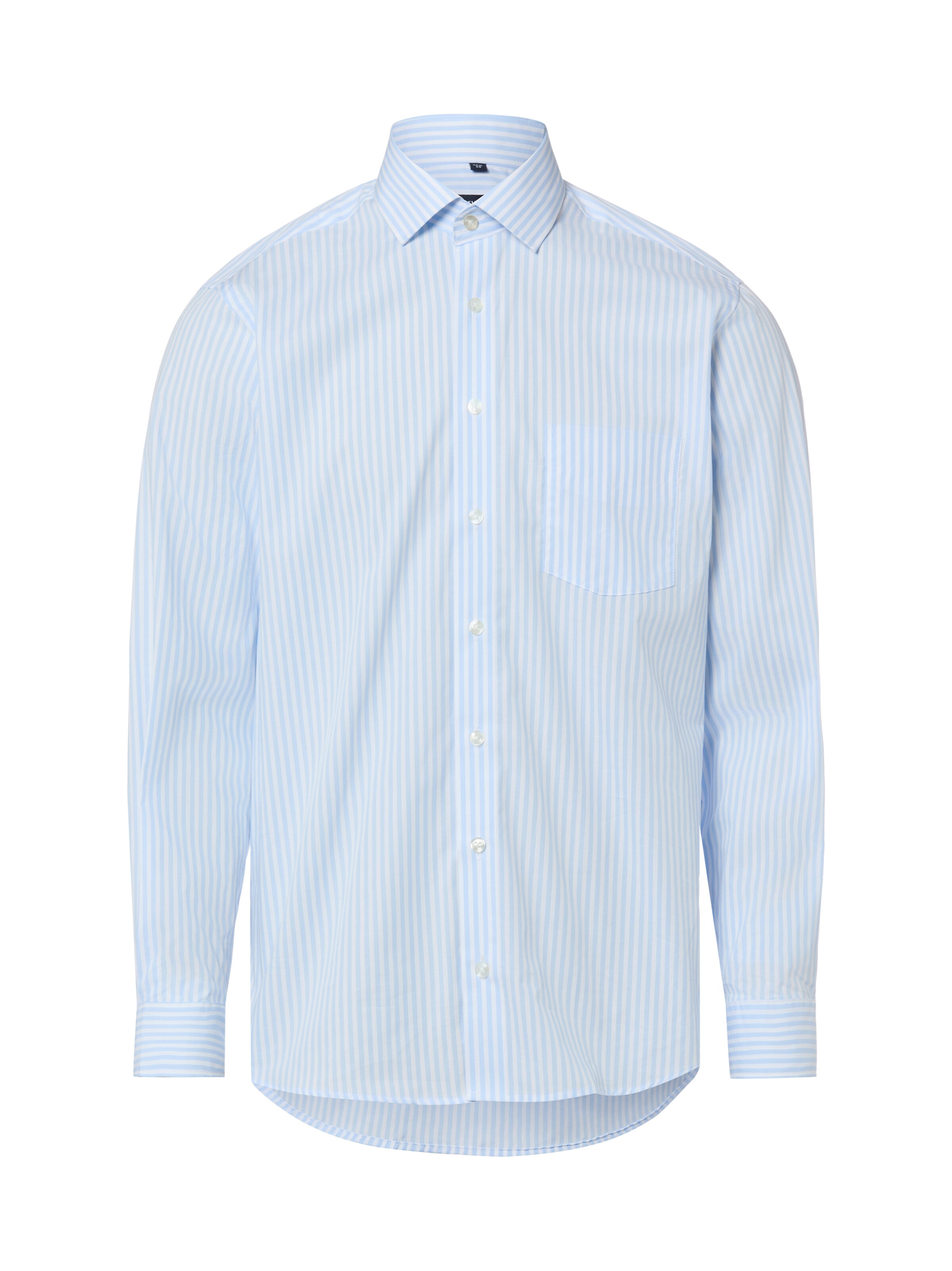 Andrew James Regular fit Business shirt in Blue: front