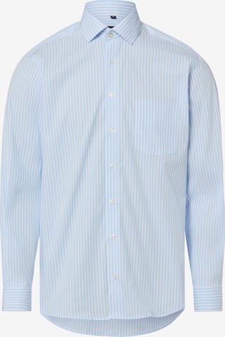 Chemise business Andrew James en bleu : devant