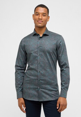 ETERNA Slim Fit Hemd in Grau: Vorderseite