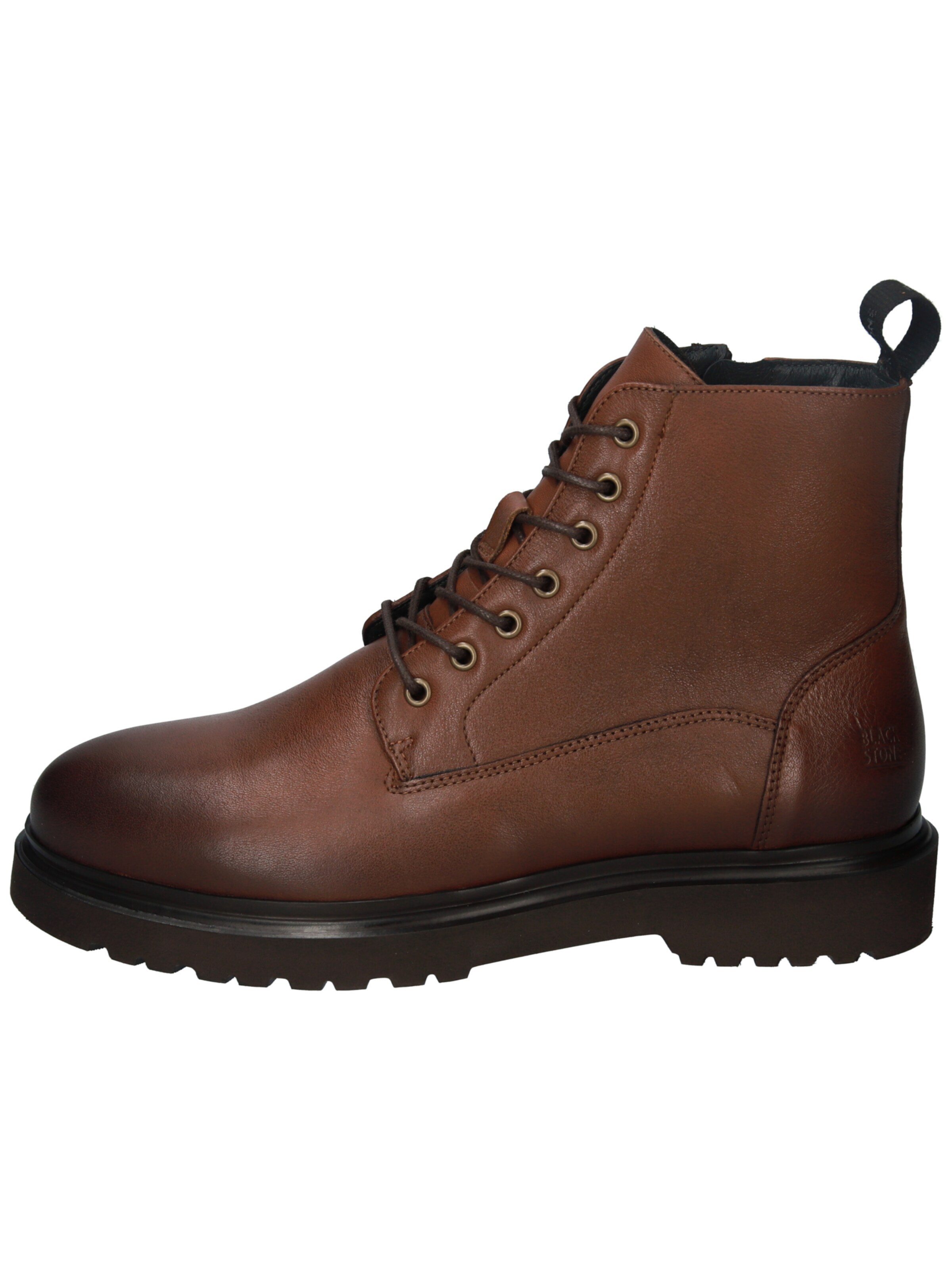 BLACKSTONE Lace-up boots 'BRODY' in Brown: front