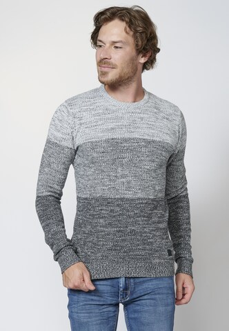 Pull-over KOROSHI en gris : devant