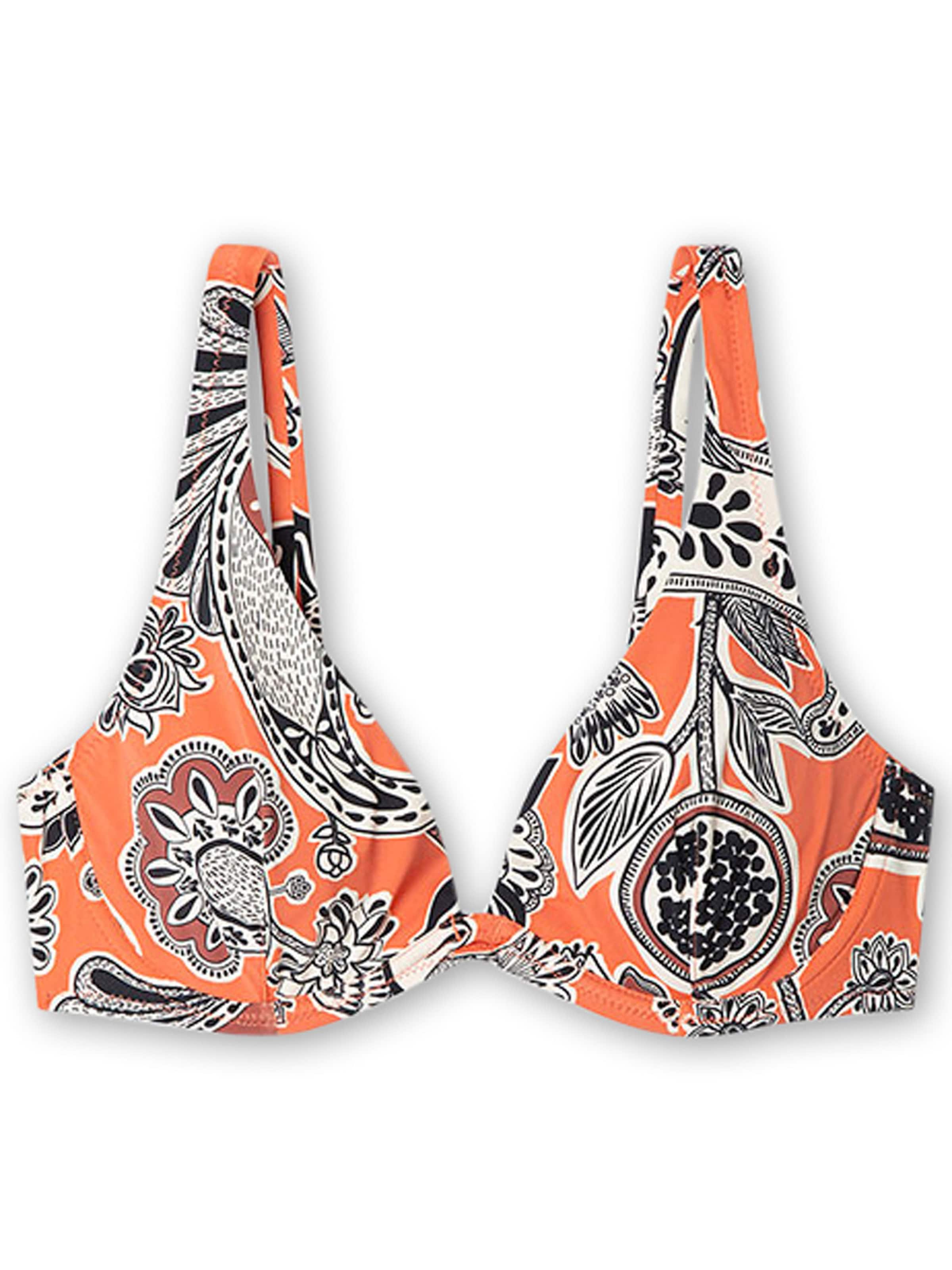 Gisela Треугольник Верх бикини в Оранжевый: спереди