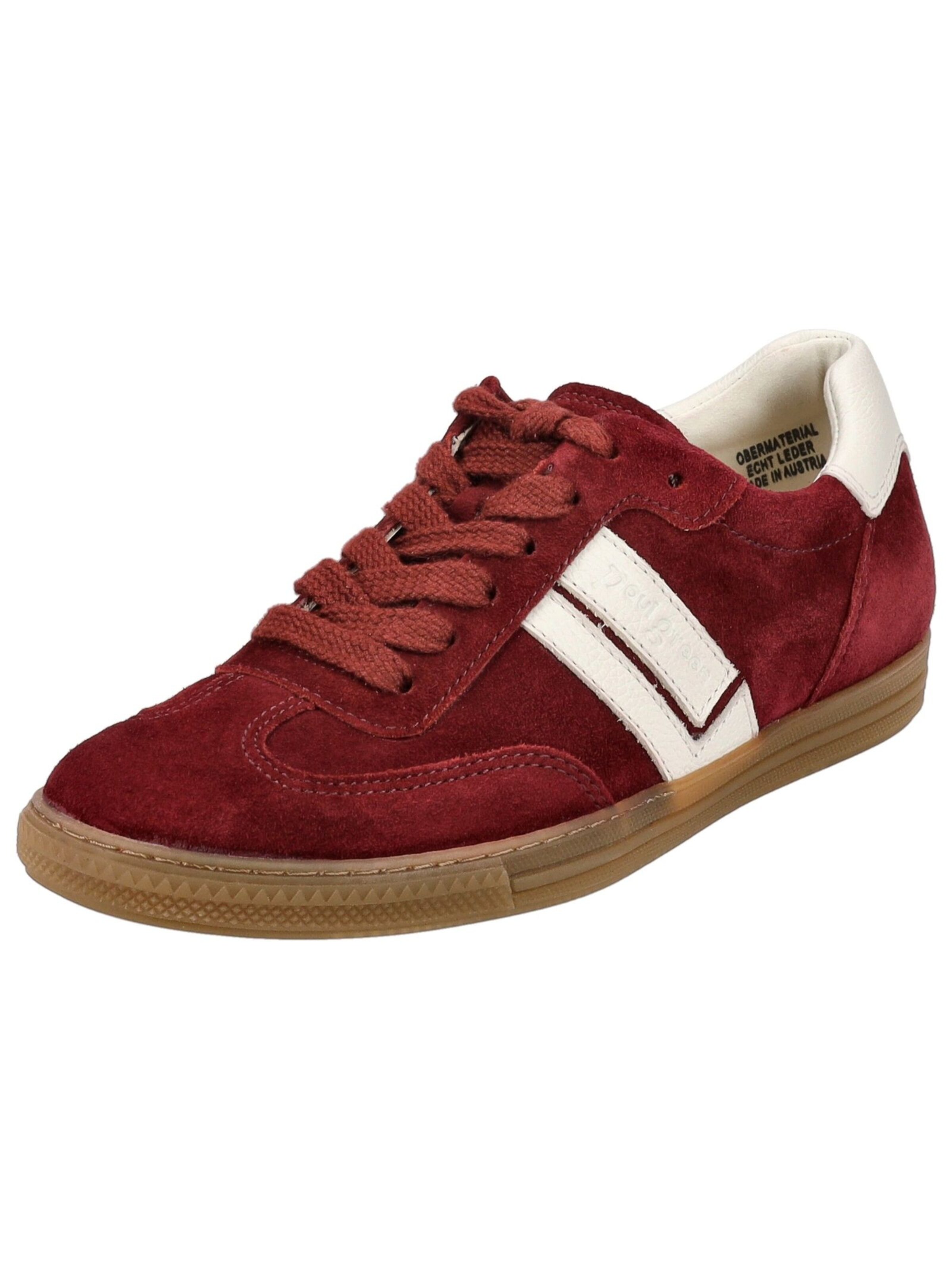 Sneaker bassa di Paul Green in rosso: frontale