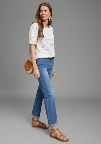 LAURA SCOTT Bluse in Weiß