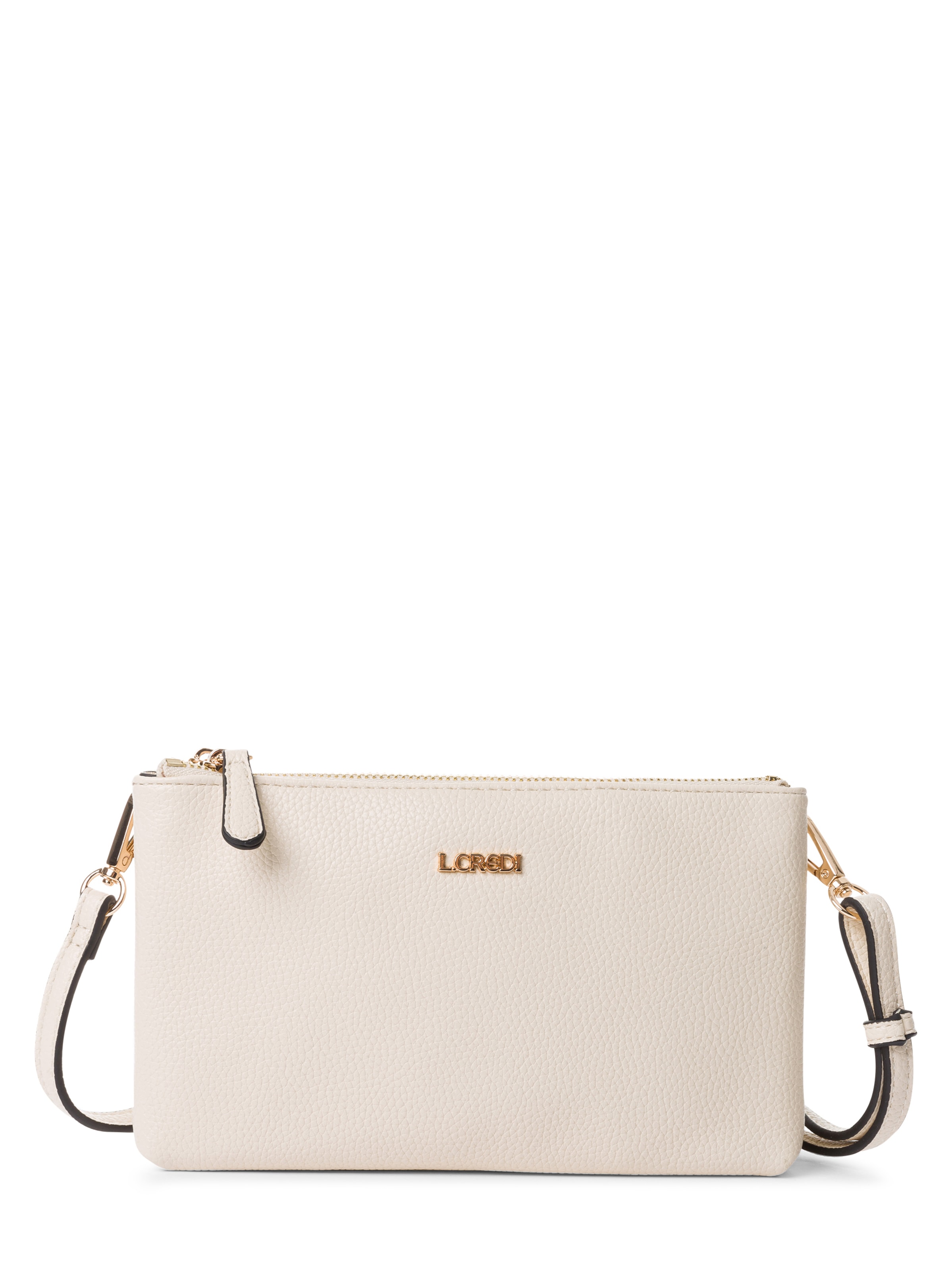 L.CREDI Schoudertas &#x27; Ella &#x27; in Beige: voorkant