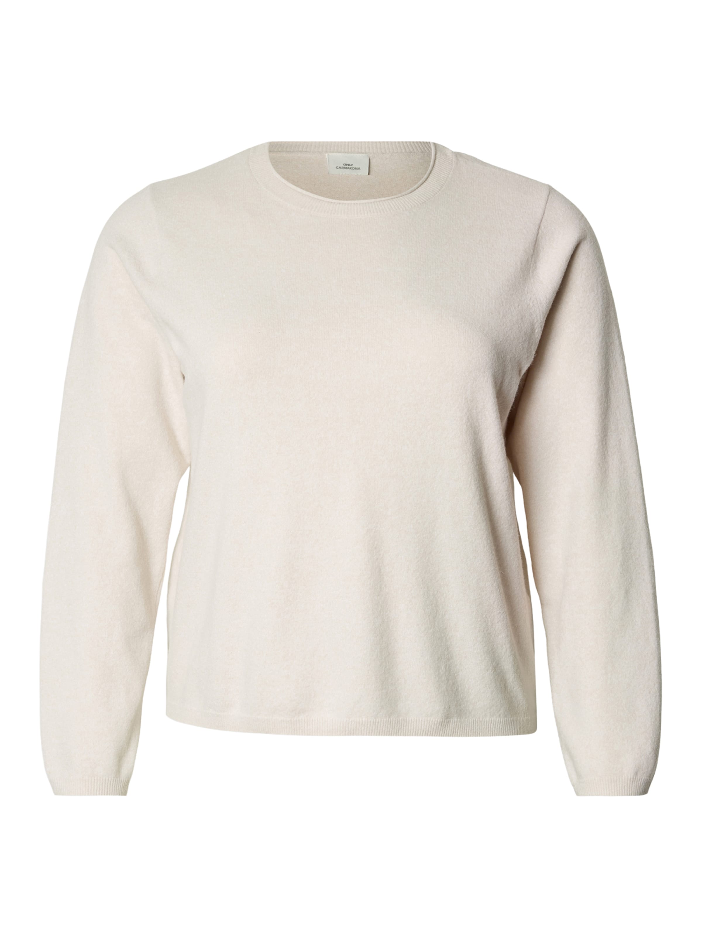 ONLY Carmakoma Trui 'CARLOYAL' in de kleur Lichtbeige, Productweergave