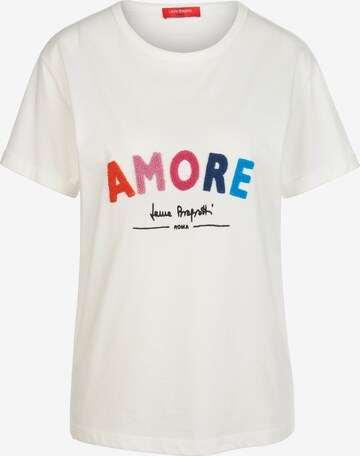 T-shirt Laura Biagiotti Roma en blanc : devant