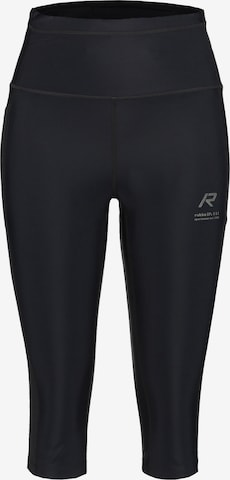 Skinny Pantalon de sport Rukka en noir : devant