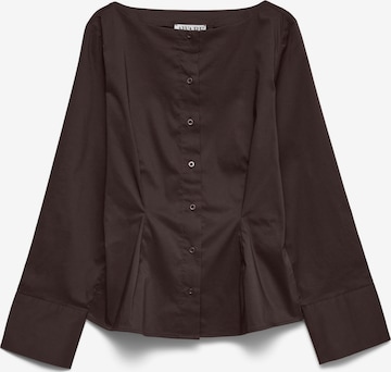VERO MODA Bluse 'Alva' i brun: forside