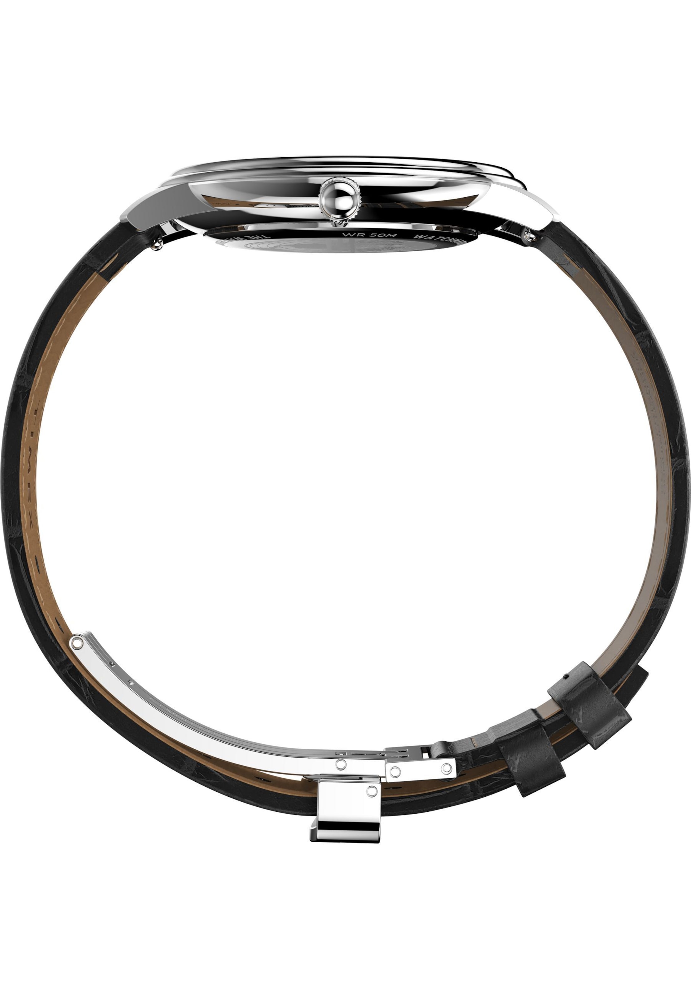 TIMEX Analoog horloge 'Waterbury Metropolitan' in Zwart