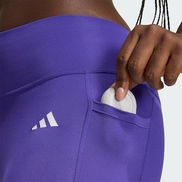 ADIDAS PERFORMANCE Skinny Sportovní kalhoty 'Optime Power Essentials' – fialová