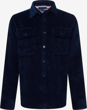 TOMMY HILFIGER Regular fit Overhemd in Blauw: voorkant