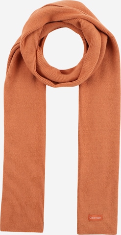 Calvin Klein Scarf in Orange: front