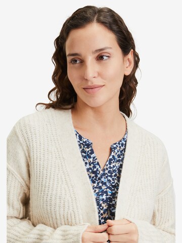 Betty & Co Casual-Strickjacke ohne Verschluss in Beige