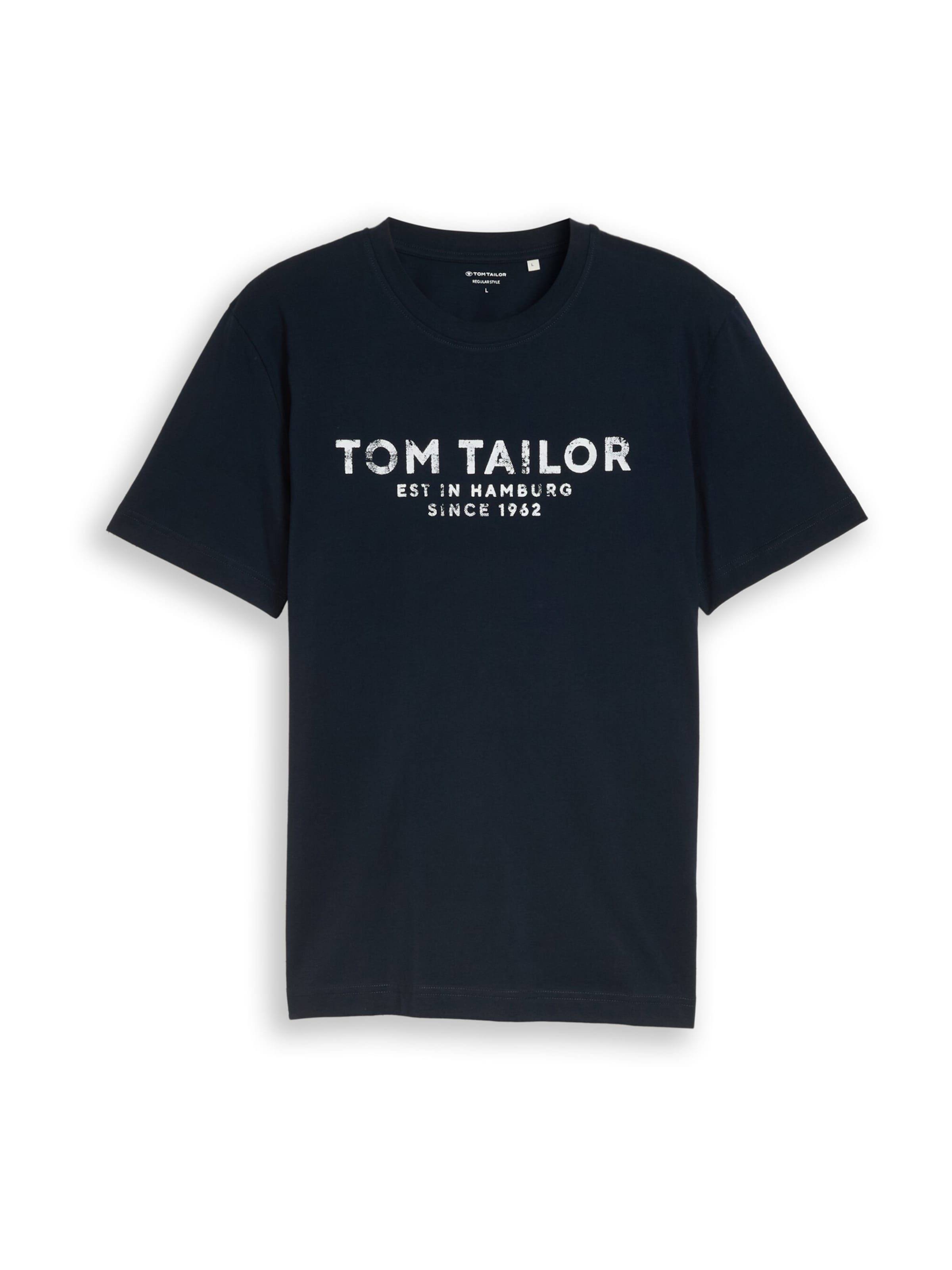 TOM TAILOR Shirt in Blauw: voorkant