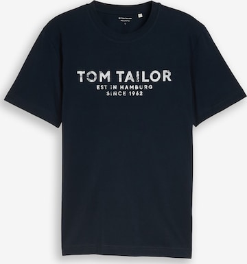 TOM TAILOR Shirt in Blauw: voorkant