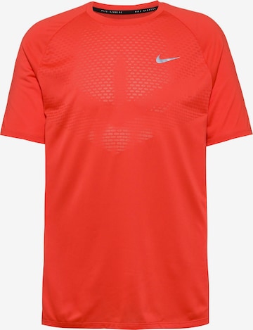 NIKE Performance Shirt 'DFADV STRIDE' in Orange: front