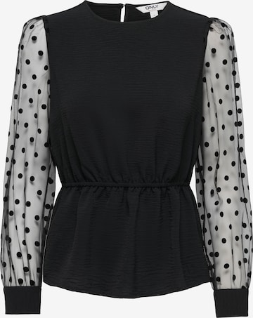 ONLY Bluse 'ONLMette' in Schwarz: Vorderseite