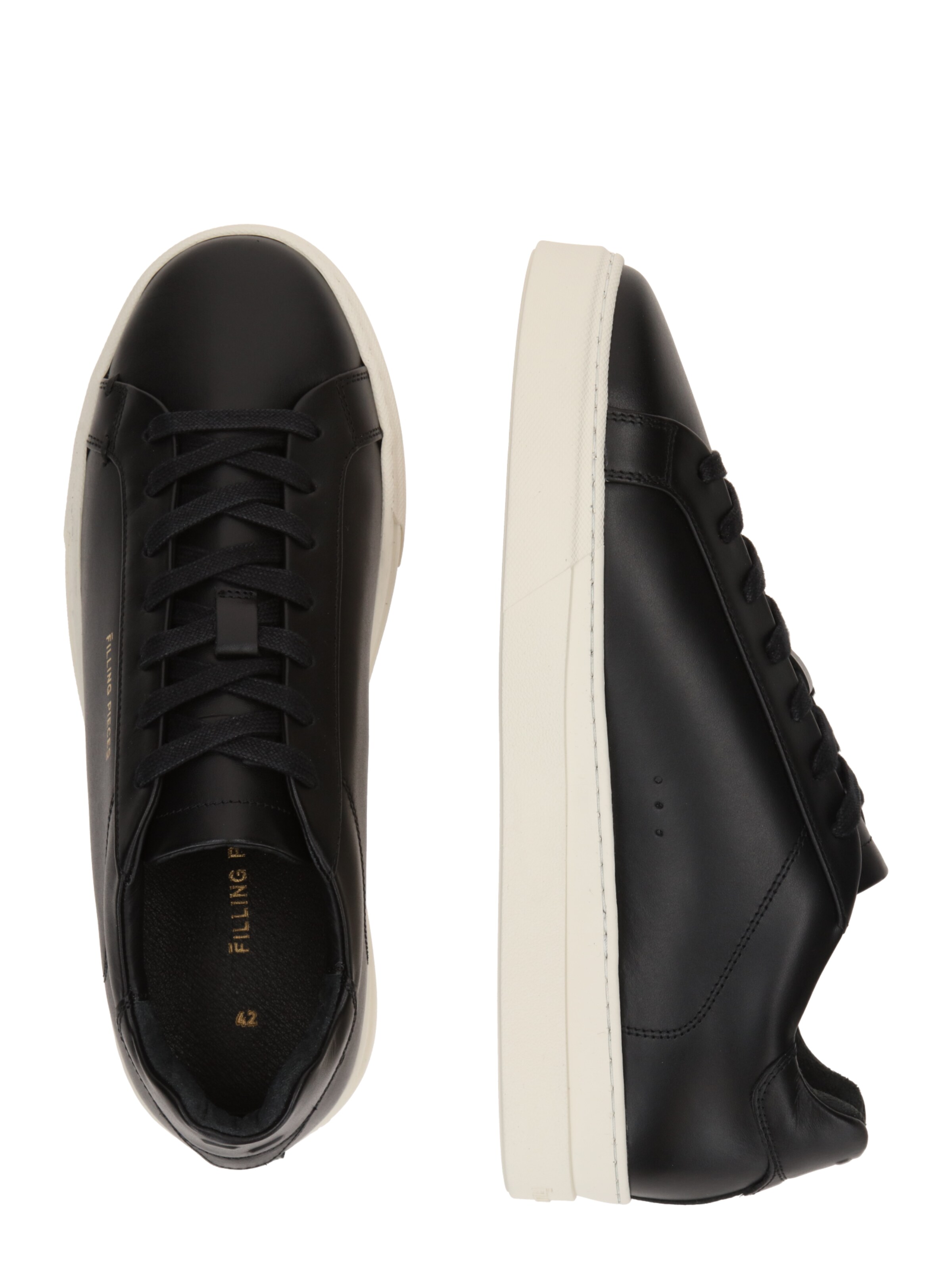 Filling Pieces Nizke superge 'Tiebreak' | črna barva