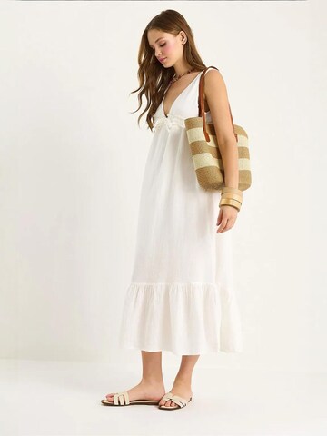 Bianco Lucci Summer Dress in White
