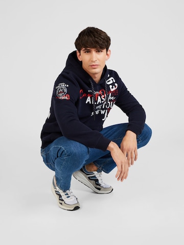 CAMP DAVID Sweatshirt 'Alaska Ice Tour' in Blue