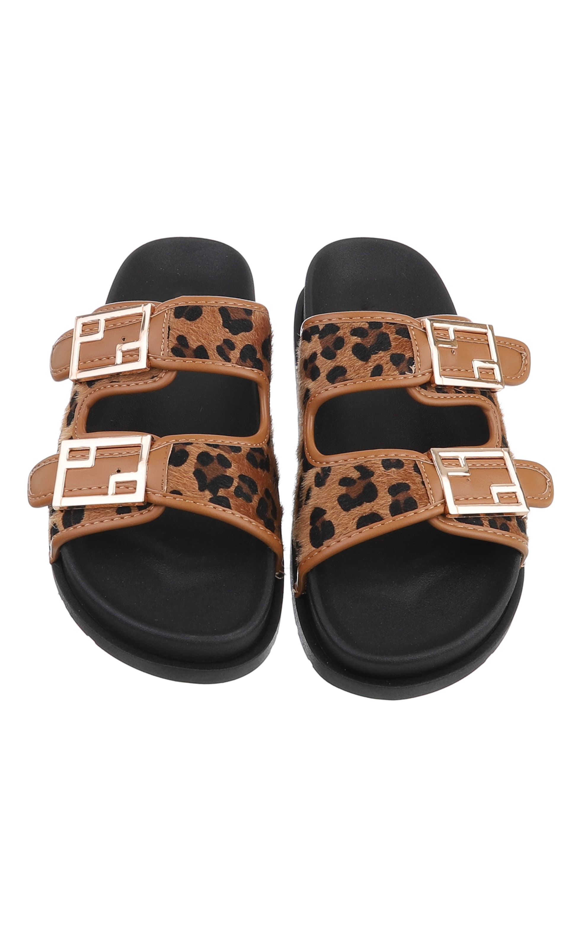 Ital-Design Pantolette in Braun
